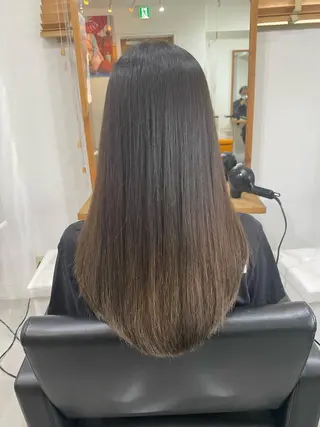 ミディアム カラー 銀座⚜️【脱白髪染め 美髪矯正】トグチのヘアスタイル