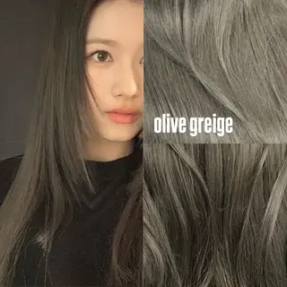 ロング カラー 💖大人韓国ヘア💖 韓国艶カラー【銀座】のヘアスタイル