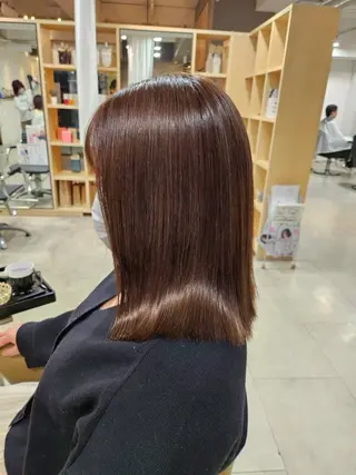 ミディアム 松本 仁美のヘアスタイル