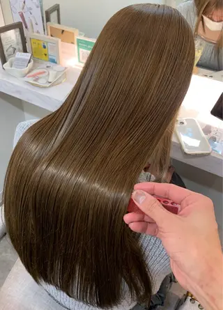 ロング 完全個室/髪質改善 武田諒のヘアスタイル