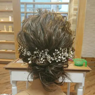 ミディアム ヘアアレンジ ASUSIA所属・stylist YUKIのヘアスタイル