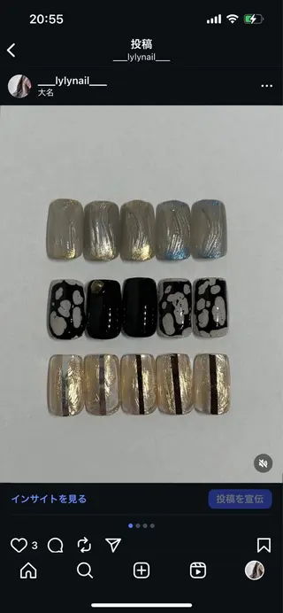 ネイル lyly.nail所属・lylynail YUUKAのネイルデザイン