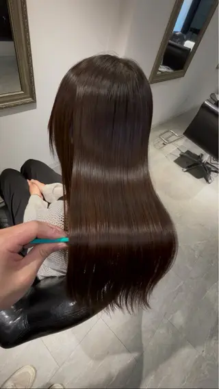 セミロング 髪質改善✨ /冨永隆誠のヘアスタイル