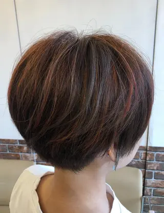 ショート カラー 🟦西荻窪メンズ特化 美容師🟦Yu-Jiのヘアスタイル