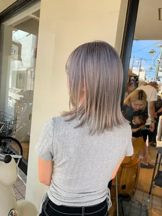 ミディアム カラー オーナースタイリスト 宗正淳志のヘアスタイル