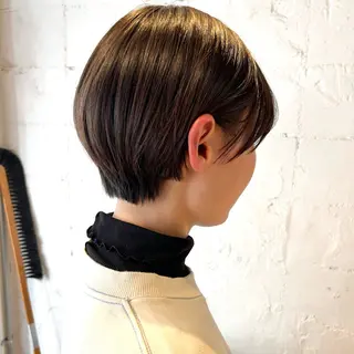 ショート 松本 陸丸みショートのヘアスタイル