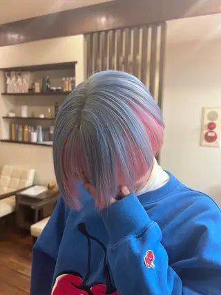 ショート カラー ブリーチ特化美容室 ☆selene☆のヘアスタイル