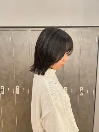ミディアム カラー GIEN NU茶屋町+所属・荒金 昴のヘアスタイル