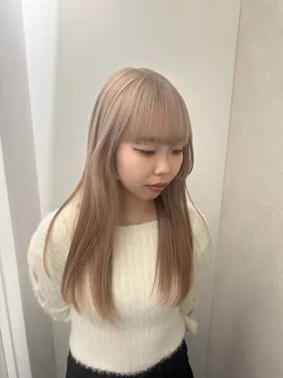カラー ハイトーン特化 pepe🎀のヘアスタイル