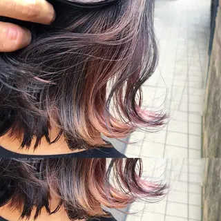 ショート カラー 髪質改善、エクステ 山口卓哉のヘアスタイル