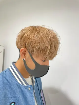 ミディアム カラー ヘアアレンジ メンズ 艶カラー の達人のヘアスタイル