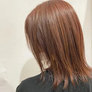 ミディアム カラー ボブ/salut町田 🧡kanaのヘアスタイル