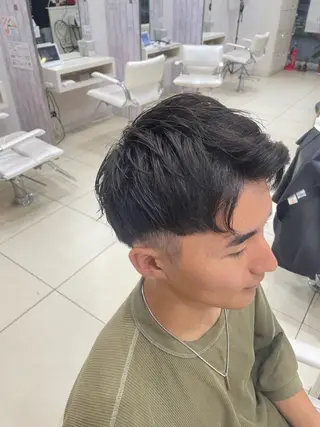 メンズ メンズニュアンス パーマ特化akaneのヘアスタイル