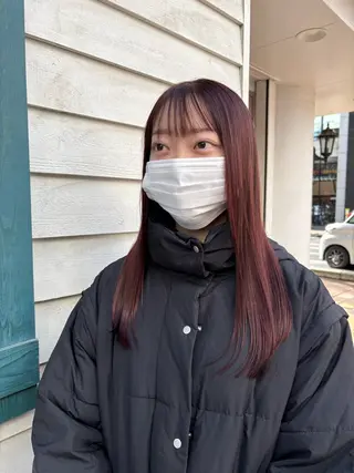 ロング カラー ヘアアレンジ 艶髪/髪質改善/ 松村きさらのヘアスタイル