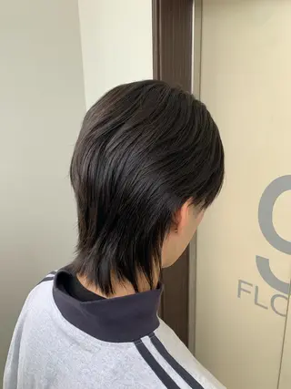 ミディアム カラー メンズ 🍎ハッシュカット× 髪質改善🍎カイトのヘアスタイル