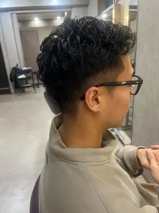 パーマ メンズ フラッグヘアー所属・Asuka ❁⃘のヘアスタイル