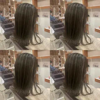 セミロング カラー 【カラー指名No 1✨】HIBIKIのヘアスタイル