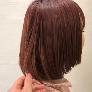 ミディアム マンツーマン 縮毛矯正/マユコのヘアスタイル