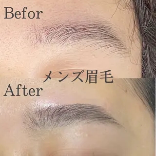 メンズ unefleur SARAの眉毛・アイブロウイメージ