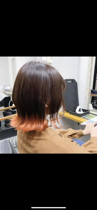ショート カラー 🍓若山　未羽🍓 ReCharme新保のヘアスタイル
