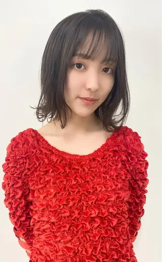 ミディアム カラー nambu-GARDEN所属・上田 昂雅のヘアスタイル