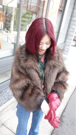 カラー 御器所/髪質改善千田 紗羽のヘアスタイル