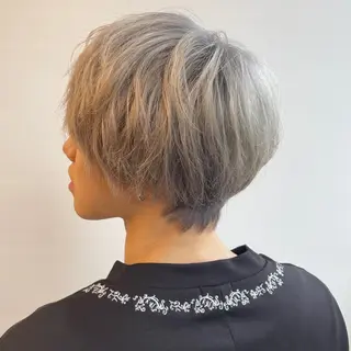 ショート カラー メンズ 縮毛/レイヤー 韓国/橋口のヘアスタイル