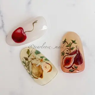 ネイル Beauty salon Ryu・ange所属・PEARL ROSE パールローズのネイルデザイン