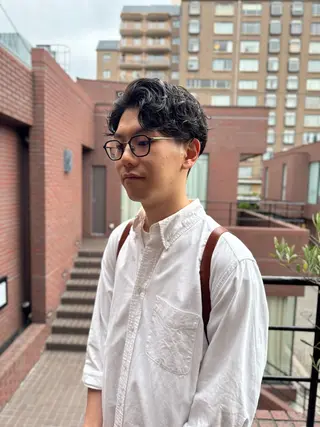 パーマ メンズ 🌿ボブ＆パーマ 太田 カイト🌿のヘアスタイル