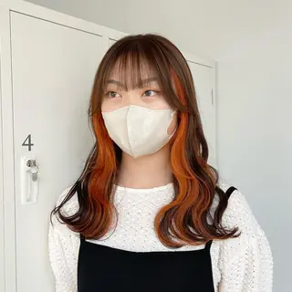 ロング カラー himeka🪽 アレンジ/ブリーチのヘアスタイル