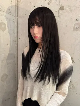 ロング カラー sano rikitoのヘアスタイル