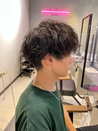 ショート カラー パーマ ヘアアレンジ メンズ 🔥メンズ特化🔥 木村 祐太のヘアスタイル
