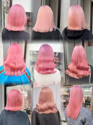 ミディアム カラー ヘアアレンジ メンズ 🥀韓国アイドルヘア haru🥀のヘアスタイル