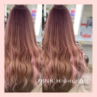 ロング カラー ヘアアレンジ 🦋 SHION 🦋のヘアスタイル