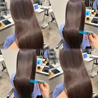 ロング カラー 髪質改善ストレート /暖色カラー🎀🪞のヘアスタイル