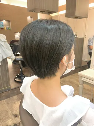 ショート 福原遼華/小顔ショー ト/髪質改善のヘアスタイル