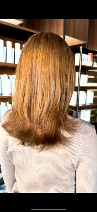 ミディアム カラー Hair＆Beauty the F 岡崎北店所属・村山 晴哉のヘアスタイル