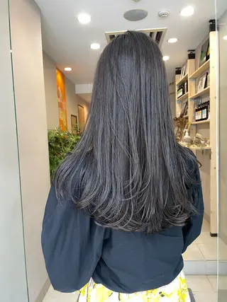 ロング カラー 透明感カラー＊ レイヤー/清水大地のヘアスタイル