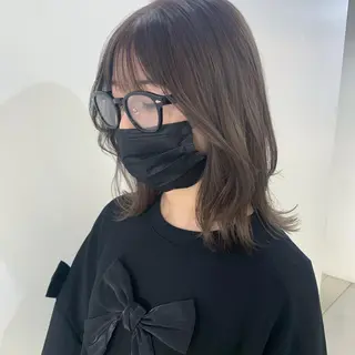 ミディアム カラー k-two ウエダカナミ🎀のヘアスタイル