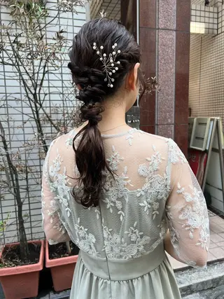 ヘアアレンジ 🐰美髪カラー／ア レンジ🐰きょかのヘアスタイル