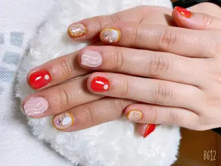 ネイル The Best Beauty受付担当のヘアスタイル