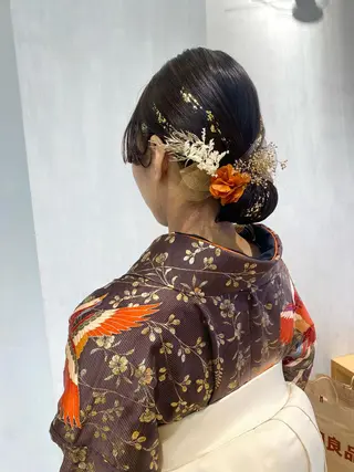 ロング ヘアアレンジ 亀井 里奈のヘアスタイル