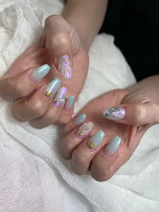 ネイル infinity skyのネイルデザイン