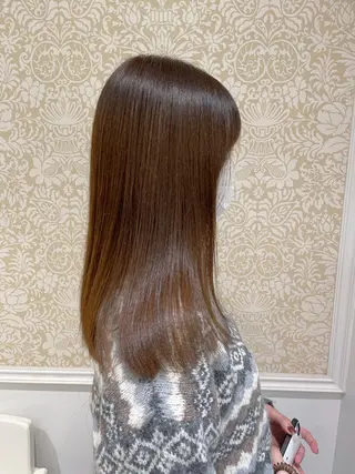 ロング カラー 髪質改善カラー💎 オオネヨシナリのヘアスタイル