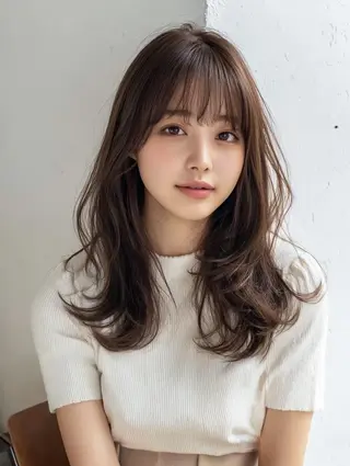 ミディアム カットモデル募集中✨ 津川里緒✨️のヘアスタイル