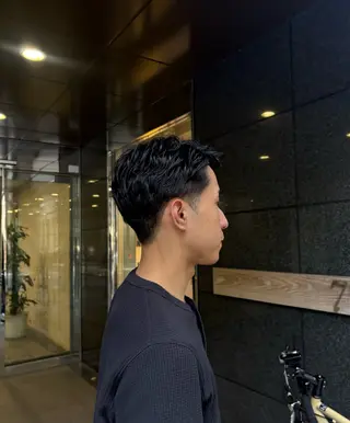 メンズ まみ/暖色カラー /デザインカラーのヘアスタイル