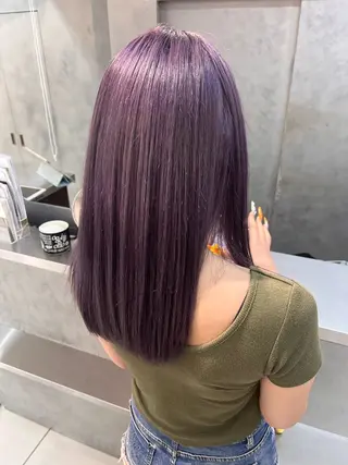 セミロング 💫ハイトーンボブ/ HARU💫のヘアスタイル