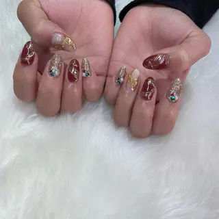 ネイル Amber21.所属・Nagahama Akariのネイルデザイン