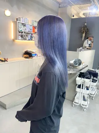セミロング カラー qulim所属・前橋 姫奈のヘアスタイル