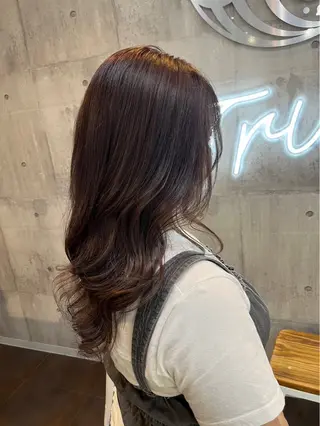 セミロング カラー men'sカット.パ ーマHIKARI🐥のヘアスタイル